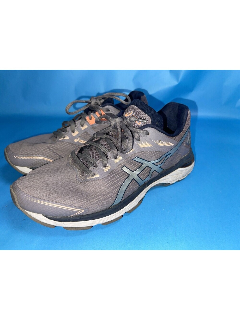 Asics Womens GT 2000 7 1012A516 Lavender Gray Running Shoes Sneakers Size 8.5